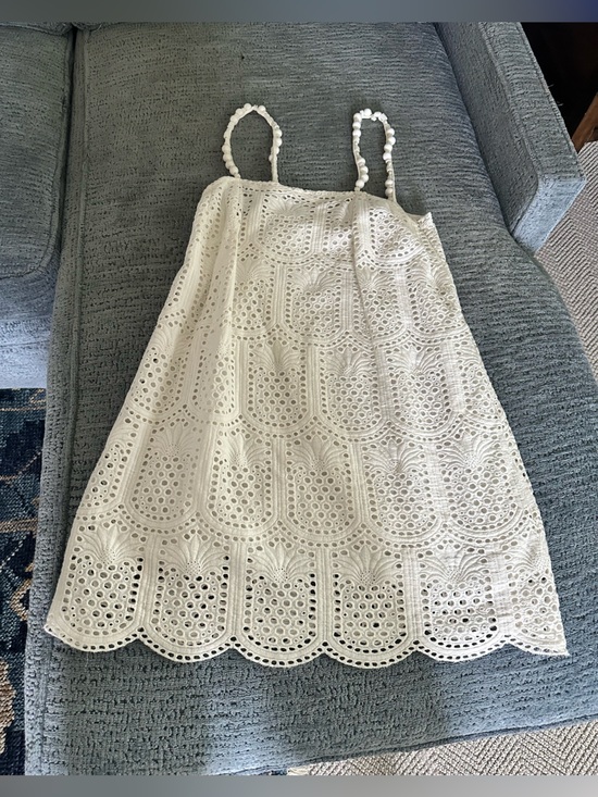 sundress Dresses & Skirts - White Eyelet Crochet dress from Shopbop